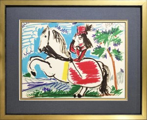 Pablo Picasso (1881 - 1973), Equestrian-Cavalliere, z cyklu 
