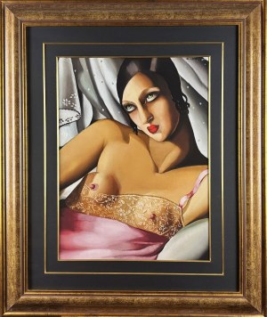 Tamara Łempicka (1898-1980), La Chemise Rose (Różowa koszulka) 2011 (1927)