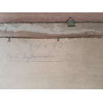MARIAN KLAKLIK, PEINTURE PODGÓRZE PAYSAGE, HUILE SUR CARTON, SIGNÉE
