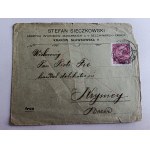 ENVELOPE KRAKÓW STEFAN SIECZKOWSKI BUTCHER FACTORY, STAMP, STAMP, KRYNICA