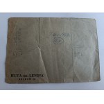 ENVELOPE KRAKOW HUTA IM LENINA