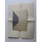 ENVELOPE WITH WRITING INSIDE SWASTIKA STAMP 1940, WIEN