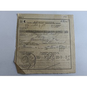 BILL BORSZCZOW CASH RECEIPT