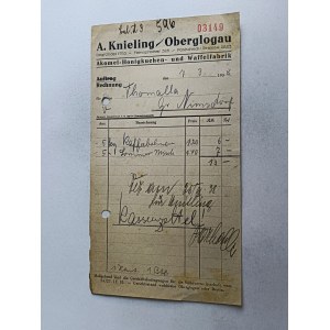 COMPTE GŁOGÓWEK OBERGLOGAU 1938
