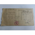RECEIPT LVIV 1929