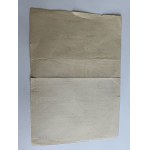 REÇU D'EXTRAIT DE COMPTE KRAKOW 1929
