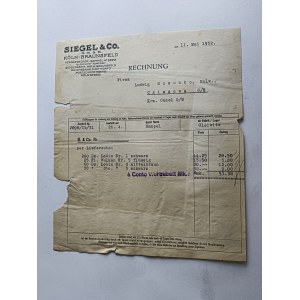 BILL SIEGEL CISOWA KĘDZIERZYN KOŹLE COSEL CZISSOWA 1932