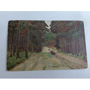 POLISH PAINTING CHEŁMOŃSKI ROAD IN THE FOREST