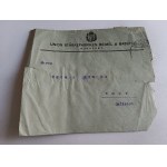 ENVELOPE BUDAPEST UNION STARKEFABRIKEN BEIMEL BASCH, BYRSKI KOZY