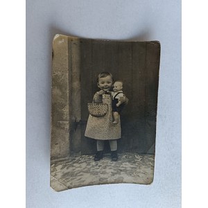 PHOTO CHILD WITH DOLL, DOLL