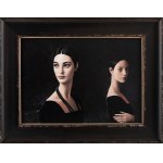 Kacper Kalinowski, Black double portrait, 2021