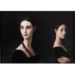 Kacper Kalinowski, Black double portrait, 2021