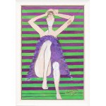 Joanna Sarapata, Purple dress, 2028