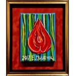 Edward Dwurnik, Tulip, 2017