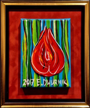 Edward Dwurnik, Tulipan, 2017