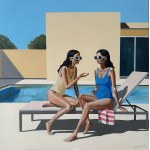Paulina Robotycka, Conversation by the pool, 2026