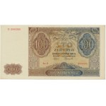 100 złotych 1941 - D - destruk - OBRÓCONY ZNAK WODNY -