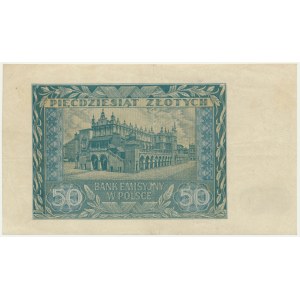 50 złotych 1941 - bez oznaczenia serii i numeracji -