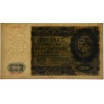 500 złotych 1940 - A 13... - Niewyłapany Falsyfikat Londyński - PIĘKNY i RZADKI