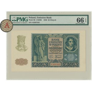 50 złotych 1940 - A - PMG 66 EPQ