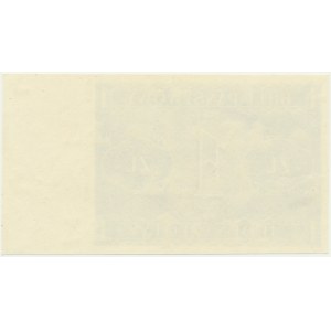 1 złoty 1938 with print only on the back