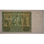 50 złotych 1936 - awers bez serii i bez głównego druku