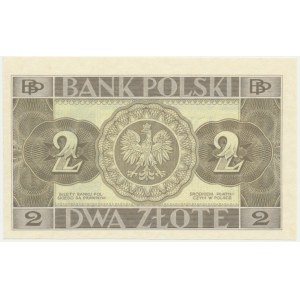 2 złote 1936 - bez serii i poddruku -
