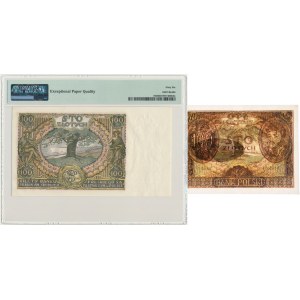 100 złotych 1934 - Ser. AV. - znw. +X+ - PMG 66 EPQ
