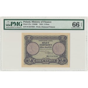 2 złote 1925 - BN - PMG 66 EPQ