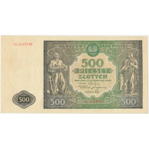 500 złotych 1946 - Dx - seria zastępcza