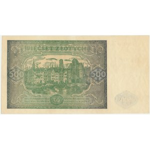 500 złotych 1946 - Dx - seria zastępcza