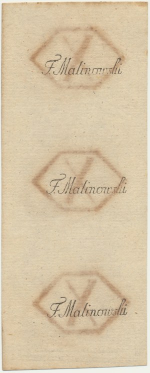 10 groszy 1794 nierozcięte 3 sztuki = ZŁOTÓWKA obrachunkowa
