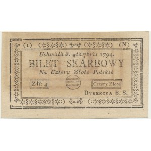 4 złote 1794 (1)(N)