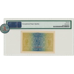 1/2 marki 1916 - Jenerał - A - PMG 66 EPQ