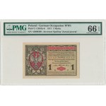 1 marka 1916 - Jenerał - A - PMG 66 EPQ