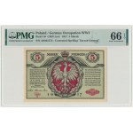 5 marek 1916 - Generał - biletów - A - PMG 66 EPQ