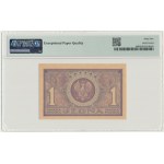 1 marka 1919 - IAA - PMG 65 EPQ - pierwsza seria