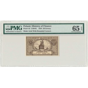 20 groszy 1924 - PMG 65 EPQ