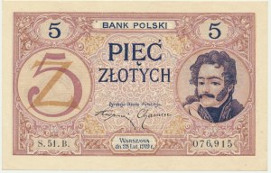 5 złotych 1919 - S.51. B. - PIĘKNA