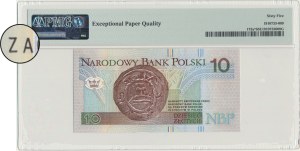 10 złotych 1994 - ZA - PMG 65 EPQ - seria zastępcza - RZADKOŚĆ