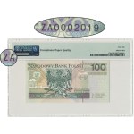 100 złotych 1994 - ZA 0002019 - PMG 66 EPQ - seria zastępcza - niski numer - RZADKA
