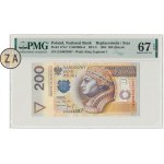 200 złotych 1994 - ZA - PMG 67 EPQ - seria zastępcza