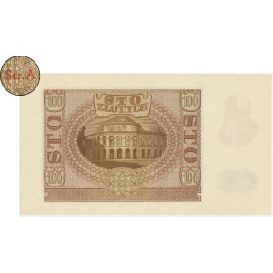 100 złotych 1940 - A - pierwsza seria