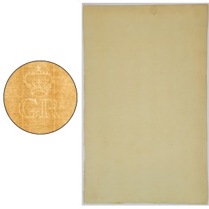 Arkusz papieru ze znakiem wodnym GR