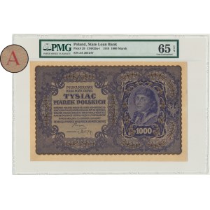 1.000 marek 1919 - III Serja A - PMG 65 EPQ