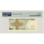 50 złotych 1982 - CZ - PMG 65 EPQ - pierwsza seria rocznika