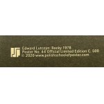 proj. Edward LUTCZYN (b. 1947), Rocky, design 1978, print 2020. poster autographed by the artist.