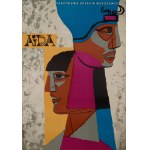 designed by Józef MROSZCZAK (1910 - 1975), Aida, print: 1968