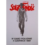 proj. Tomasz SARNECKI (1966 - 2018), At High Noon, Solidarity, June 4, 1989, print 1999.
