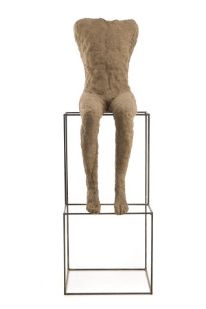 Magdalena Abakanowicz (1930 Falenty pod Warszawą - 2017 Warszawa), Figura siedząca z cyklu 